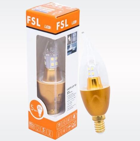 Bóng đèn led quả nhót 5W dùng đui E14