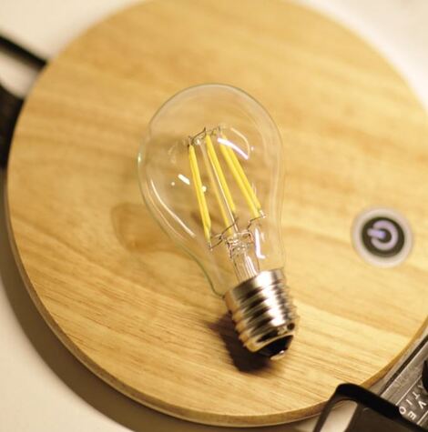 Đèn led bulb giả dây tóc 4W dáng tròn