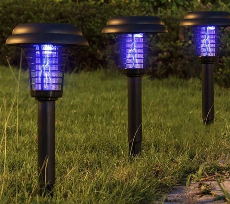 Cột đèn sân vườn bẫy côn trùng DSV26