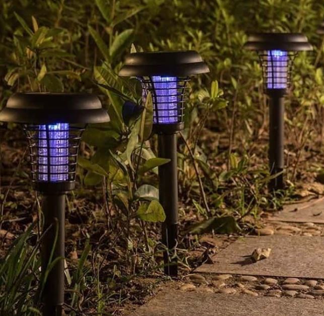 Cột đèn sân vườn bẫy côn trùng DSV26