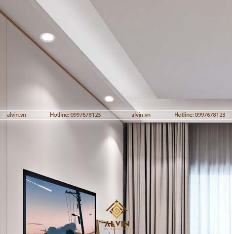 Đèn LED âm trần 7W, 3 chế độ màu