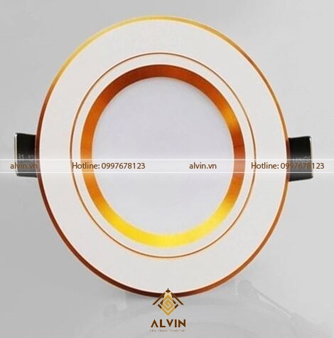 Đèn LED âm trần với đế tản nhiệt nhôm dày