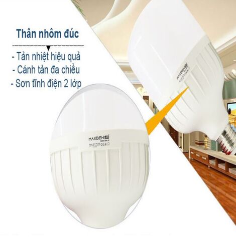 Đèn led bulb trụ loại 50w