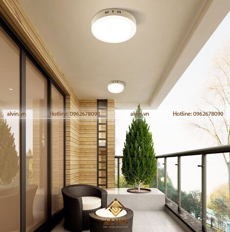 đèn LED ốp trần hình tròn