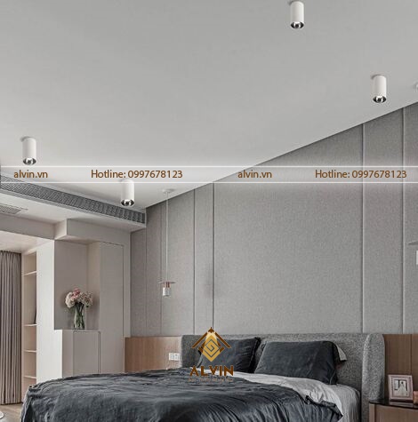Đèn LED rọi COB gắn trần chống chói 7W, 12W vỏ trắng