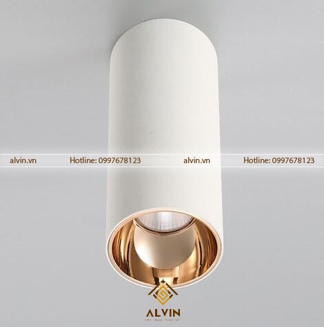 Đèn LED rọi COB gắn trần chống chói 7W, 12W vỏ trắng