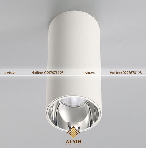 Đèn LED rọi COB gắn trần chống chói 7W, 12W vỏ trắng