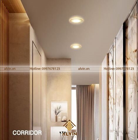 Đèn led âm trần 5W, kích thước 65-85mm 