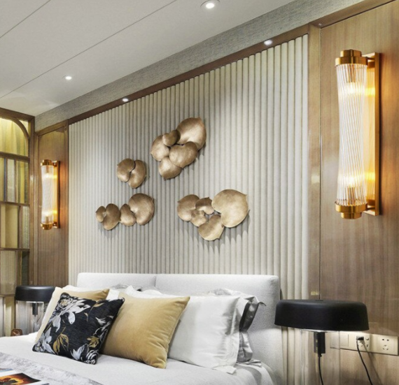 Mẫu đèn tường pha lê Luxury với thiết kế sang trọng