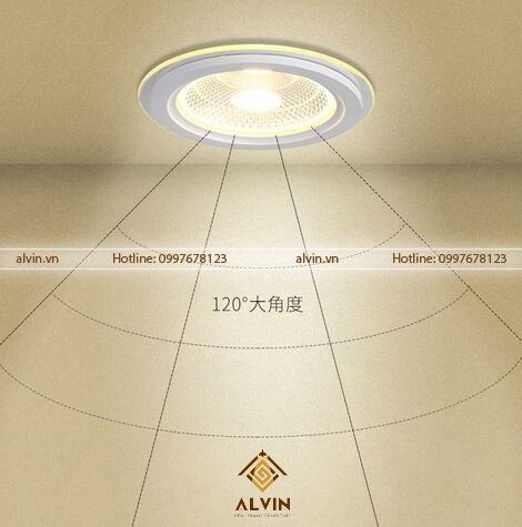 Đèn LED âm trần Downlight COB siêu mỏng