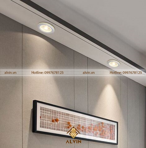 Đèn LED âm trần Downlight COB siêu mỏng