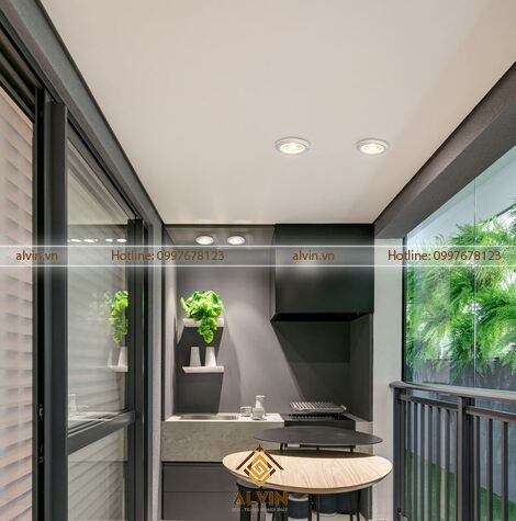 Đèn LED âm trần Downlight COB siêu mỏng