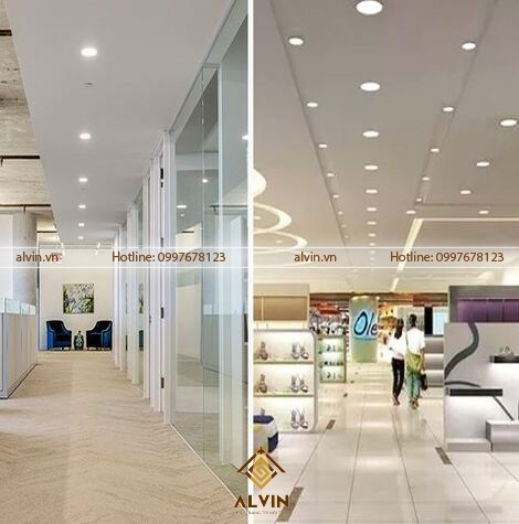 Đèn LED ốp trần tròn siêu mỏng, siêu tiết kiệm điện