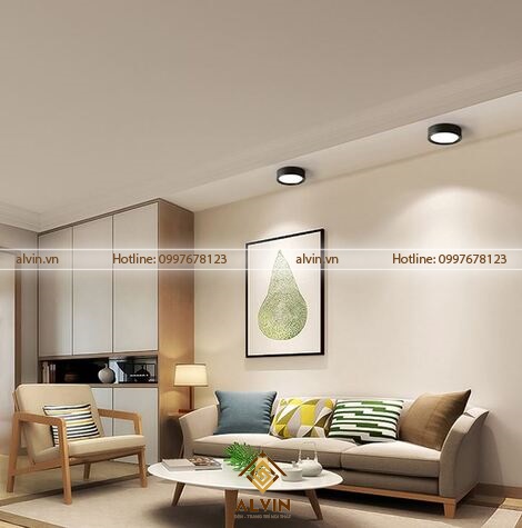 Đèn LED ốp trần gắn bề mặt công suất 7W, 12W