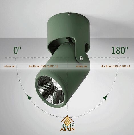 Đèn rọi không ray xoay 180 độ công suất 12W