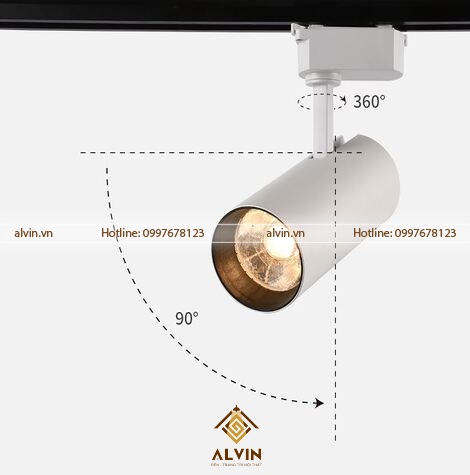 Đèn rọi ray COB loại cao cấp siêu sáng 10W/15W
