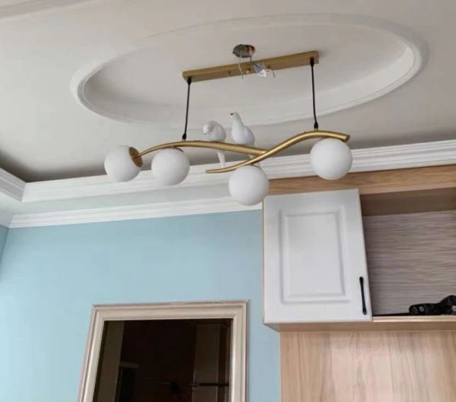 Mẫu đèn thả bàn ăn Lovebirds phong cách Bắc Âu