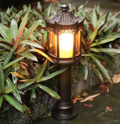 Đèn cột trang trí lối đi sân vườn cổ điển DSV23