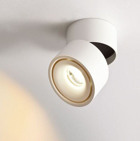 Đèn LED rọi không ray ống bơ 7W,12W xoay 360 độ